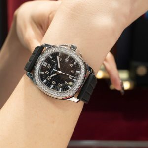 Đồng Hồ Patek Philippe Aquanaut 5067 Nữ Đính Kim Cương Moissanite Xưởng PPF 35,2mm (7)