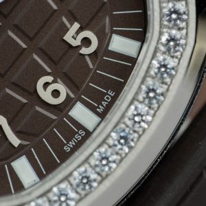 Đồng Hồ Patek Philippe Aquanaut 5067 Replica Nữ Đính Màu Xám Xưởng PPF 35,2mm (7)