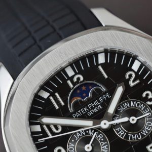Đồng Hồ Patek Philippe Rep 1 1 Aquanaut 5261G Mặt Số Đen Máy Thuỵ Sỹ Automatic 40mm (6)