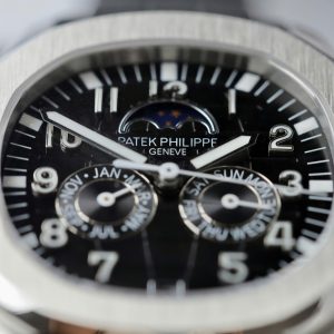 Đồng Hồ Patek Philippe Rep 1 1 Aquanaut 5261G Mặt Số Đen Máy Thuỵ Sỹ Automatic 40mm (7)