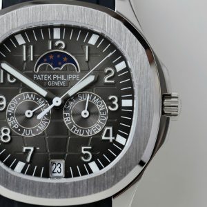 Đồng Hồ Patek Philippe Rep 1 1 Aquanaut 5261G Mặt Số Xám Máy Thuỵ Sỹ Automatic 40mm (9)