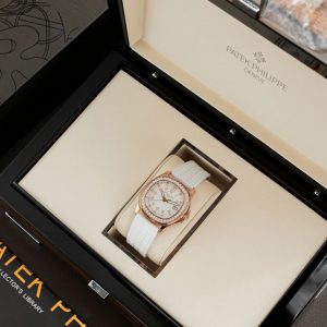 Đồng Hồ Patek Philippe Replica Aquanaut 5067 Nữ Đính Moissanite Nhà Máy PPF 35,6mm (7)