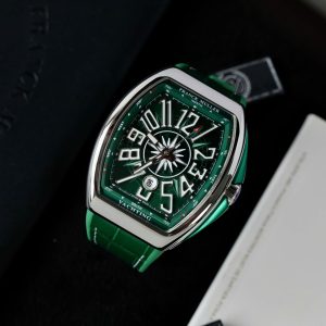 Franck Muller V45 Replica Cao Cấp Màu Xanh Lá Cây Xưởng ABF 45mm (2)