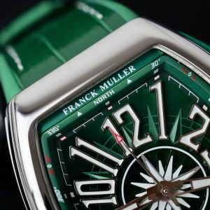 Franck Muller V45 Replica Cao Cấp Màu Xanh Lá Cây Xưởng ABF 45mm (2)