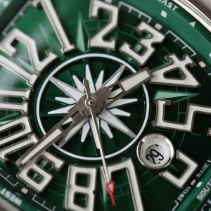Franck Muller V45 Replica Cao Cấp Màu Xanh Lá Cây Xưởng ABF 45mm (2)