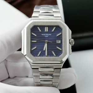 Patek Philippe Cubitus 5821 Replica 11 Cao Cấp Mặt Xanh Blue Dây Kim Loại Xưởng TW 45mm (1)