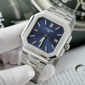 Patek Philippe Cubitus 5821 Replica 11 Cao Cấp Mặt Xanh Blue Dây Kim Loại Xưởng TW 45mm (1)