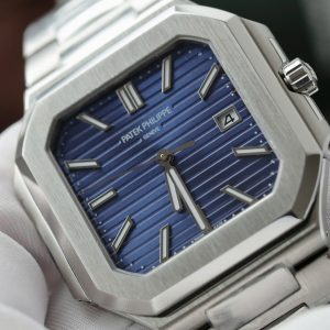 Patek Philippe Cubitus 5821 Replica 11 Cao Cấp Mặt Xanh Blue Dây Kim Loại Xưởng TW 45mm (1)
