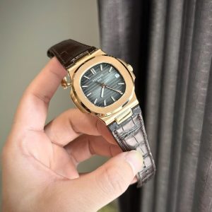 Patek Philippe Nautilus 5711 Mặt Xám Chế Tác Bọc Vàng Thật Xưởng 3K 40mm (2)