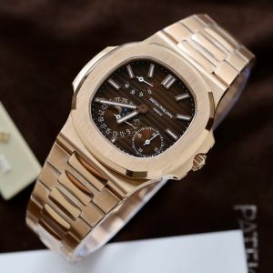 Patek Philippe Nautilus 5712R Replica 11 Mặt Nâu Chạy Full Chức Năng PPF 40mm (2)
