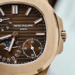 Patek Philippe Nautilus 5712R Replica 11 Mặt Nâu Chạy Full Chức Năng PPF 40mm (2)