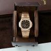 Patek Philippe Nautilus 5712R Replica 11 Mặt Nâu Chạy Full Chức Năng PPF 40mm (2)