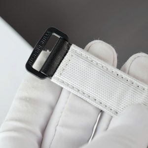 Richard Mille Replica Cao Cấp RM88 Smiley Vỏ Gốm Trắng Dây Vải Nato 42mm (3)