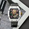 Richard Mille Replica Cao Cấp RM88 Smiley Vỏ Gốm Trắng Dây Vải Nato 42mm (3)