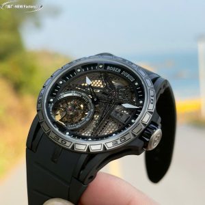 Roger Dubuis Excalibur RDDBEX0815 Rep 11 Bộ Chuyển Động Tourbillon Dây Cao Su BBR 45mm (2)