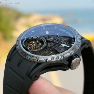 Roger Dubuis Excalibur RDDBEX0815 Rep 11 Bộ Chuyển Động Tourbillon Dây Cao Su BBR 45mm (2)