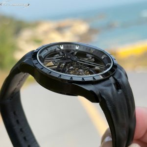 Roger Dubuis Excalibur Titanium RDDBEX0889 Replica 11 Màu Đen Dây Da Xưởng BBR 42mm (1)