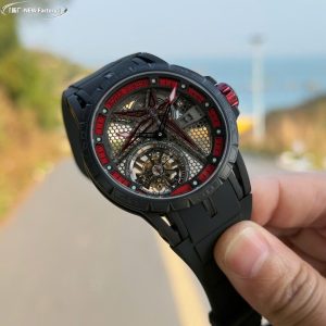 Roger Dubuis Fake 11 Excalibur RDDBEX0817 Tourbillon Dây Cao Su Nhà Máy BBR 45mm (2)
