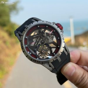 Roger Dubuis Replica 11 Excalibur Spider Titanium RDDBEX0545 Màu Đỏ Nhà Máy BBR 45mm (2)