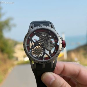 Roger Dubuis Replica 11 Excalibur Spider Titanium RDDBEX0545 Màu Đỏ Nhà Máy BBR 45mm (2)