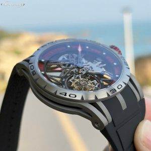 Roger Dubuis Replica 11 Excalibur Spider Titanium RDDBEX0545 Màu Đỏ Nhà Máy BBR 45mm (2)