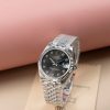 Rolex DateJust Lady Fake 11 Mặt Xám Cọc Số Đính Đá 31mm (2)
