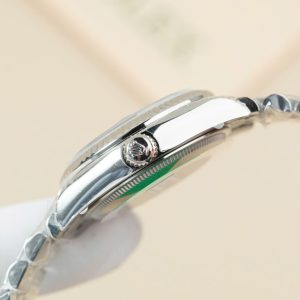 Rolex DateJust Lady Fake 11 Mặt Xám Cọc Số Đính Đá 31mm (2)