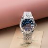 Rolex DateJust Lady Replica 11 Mặt Xanh Blue Dây Jubilee 31mm (2)