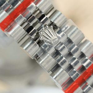 Rolex DateJust Lady Replica 11 Mặt Xanh Blue Viền Đính Đá 31mm (1)