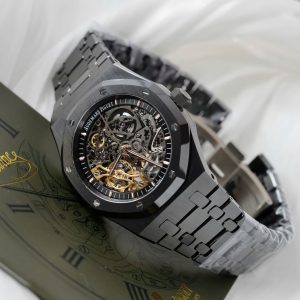 Audemars Piguet Chế Tác Royal Oak 15416CE Skeleton Gốm Đen Xưởng THB 41mm (2)