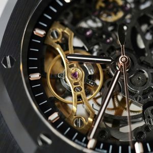 Audemars Piguet Chế Tác Royal Oak 15416CE Skeleton Gốm Đen Xưởng THB 41mm (2)