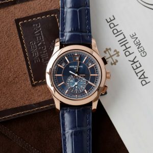 Đồng Hồ Patek Philippe Rep 1 1 Complications 5905R Chronograph Cao Cấp Nhất Màu Xanh Blue 41mm (1)
