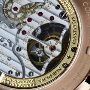 Đồng Hồ Vacheron Constantin Overseas 6000V Tourbillon Vàng Hồng Mặt Xanh Blue BBR 42,5mm (10)