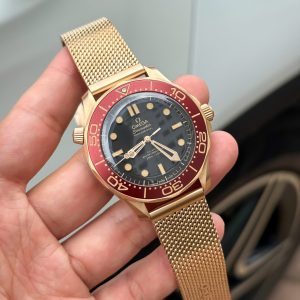Omega Replica 11 Seamaster Diver 300M Bronze Gold VS Factory 42mm (2)