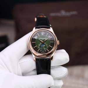 Patek Philippe 5205R Mặt Xanh Lá Cây Chế Tác Bọc Vàng Thật 40mm (2)