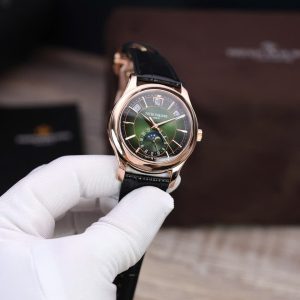 Patek Philippe 5205R Mặt Xanh Lá Cây Chế Tác Bọc Vàng Thật 40mm (2)