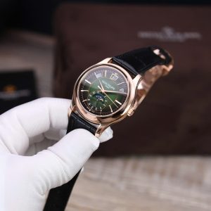 Patek Philippe 5205R Mặt Xanh Lá Cây Chế Tác Bọc Vàng Thật 40mm (2)