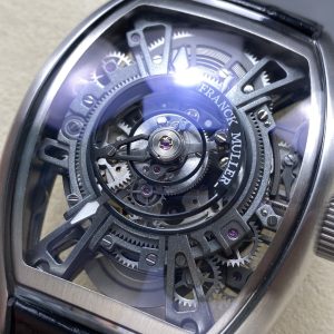 Đồng Hồ Franck Muller Curvex CX Grand Central Tourbillon Skeleton Rep Cao Cấp Nhất 36x53mm (1)
