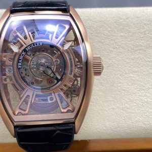 Đồng Hồ Franck Muller Curvex CX Grand Central Tourbillon Skeleton Replica 11 36x53mm (10)