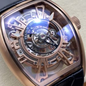 Đồng Hồ Franck Muller Curvex CX Grand Central Tourbillon Skeleton Replica 11 36x53mm (10)