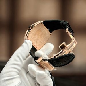 Đồng Hồ Franck Muller Replica Cao Cấp Vanguard V45 Vỏ Vàng Hồng Nhà Máy ABF 45mm (1)