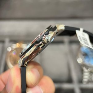 Đồng Hồ Hublot Classic Fusion Titanium Diamonds Pavé Đính Kim Moissanite Hong Kong 38mm (6)