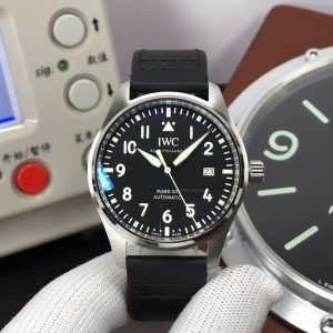 Đồng Hồ IWC Schaffhausen Pilot’s Mark XX Replica Cao Cấp Nam Dây Da Màu Đen (1)