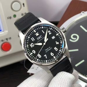 Đồng Hồ IWC Schaffhausen Pilot’s Mark XX Replica Cao Cấp Nam Dây Da Màu Đen (1)