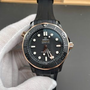 Đồng Hồ Omega Seamaster Chronometer Black Dial Chế Tác Gốm Đen VSF 42mm (8)