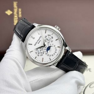 Đồng Hồ Patek Philippe Rep 11 Grand Complications 5327G Nam Dây Da Màu Đen Mặt Trắng 40mm (1)
