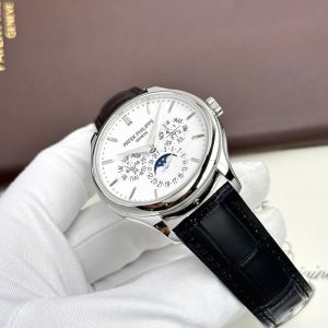 Đồng Hồ Patek Philippe Rep 11 Grand Complications 5327G Nam Dây Da Màu Đen Mặt Trắng 40mm (1)