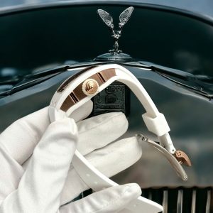 Đồng Hồ Richard Mille RM07 Gốm Trắng Replica 11 Dây Cao Su Máy Cơ Automatic 36mm (4)