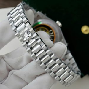 Rolex Day-Date 128236 Mặt Khảm Xà Cừ Replica 11 Trọng Lượng 158gram Nhà Máy QF 36mm (2)