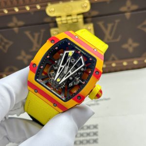 Richard Mille Chế Tác RM27-03 Tourbillon Vỏ Carbon Siêu Nhẹ Màu Vàng 44mm (2)